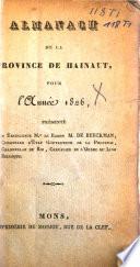 Almanach de la province de Hainaut