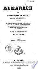 Almanach des commerçans de Paris