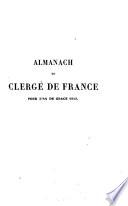Almanach du clergé de France