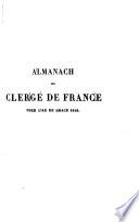Almanach du clergé de France