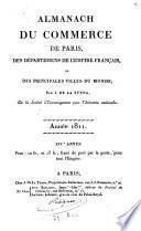 Almanach du commerce de Paris, des départemens de la France et des principales villes du monde
