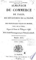 Almanach du commerce de Paris, des départements de l'Empire français, et de principales villes du monde