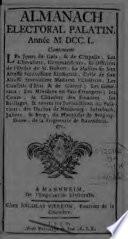 Almanach electoral palatin