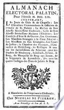 Almanach electoral palatin