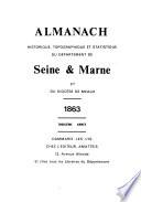 Almanach historique, topographique et statistique du département de Seine & Marne et du diocèse de meaux