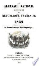 Almanach national annuaire de la République française