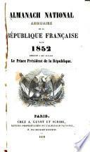 Almanach national annuaire de la République française