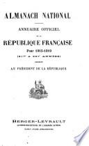 Almanach national