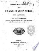 Almanach pittoresque de la Franc-Maçonnerie, pour l'année 5846