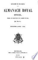 Almanach royal de Belgique