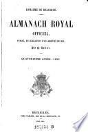 Almanach royal de Belgique