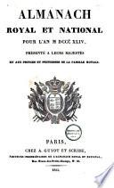 Almanach royal et national pour l'an ....