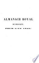 Almanach royal officiel de Belgique