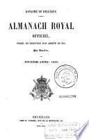 Almanach royal officiel de Belgique