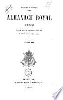 Almanach royal officiel, publié, exécution d'un arrête du roi