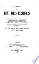Alphabet du jeu échecs