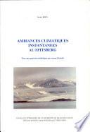 Ambiances Climatiques Instantanees Au Spitsberg
