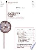 American Indian Law Newsletter