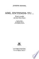 Ami, entends-tu--