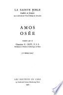 Amos, Osée