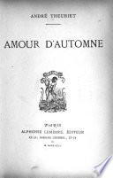 Amour d'automne