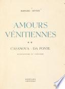 Amours vénitiennes (2). Casanova, da Ponte