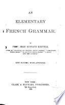 An elementary French grammar