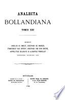 Analecta bollandiana