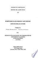 Analecta Cartusiana