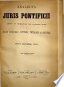 Analecta juris pontificii