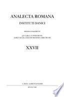 Analecta Romana Instituti Danici