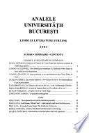Analele Universității București