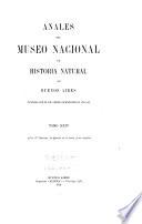 Anales del Museo Nacional de Historia Natural de Buenos Aires