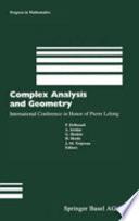 Analyse Complexe Et Géométrie