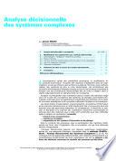 Analyse Decisionnelle des Systemes Complexes