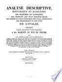 Analyse descriptive historique et raisonnee des monumens de l'antiquite ... de l'Italie