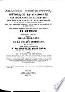 Analyse descriptive, historique et raisonnée des monumens de l'antiquité, des édifices les plus remarquables, des rivières et canaux navigables, des canaux d'irrigations, des dessechemens et des ports de l'Italie