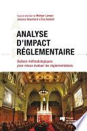 Analyse d’impact réglementaire (AIR)