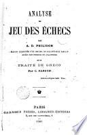 Analyse du jeu des echecs