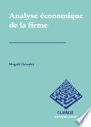 Analyse économique de la firme