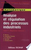 Analyse et régulation des processus industriels