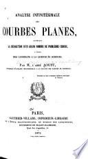 Analyse infinitésimale des courbes planes