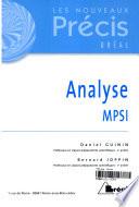 Analyse MPSI