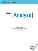 Analyse - MPSI