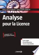Analyse pour la licence