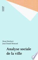 Analyse sociale de la ville