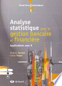 Analyse statistique pour la gestion bancaire et financière