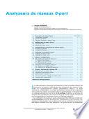 Analyseurs de reseaux 6-port