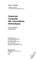 Anatomie comparée des mammifères domestiques