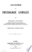 Anatomie et physiologie animales